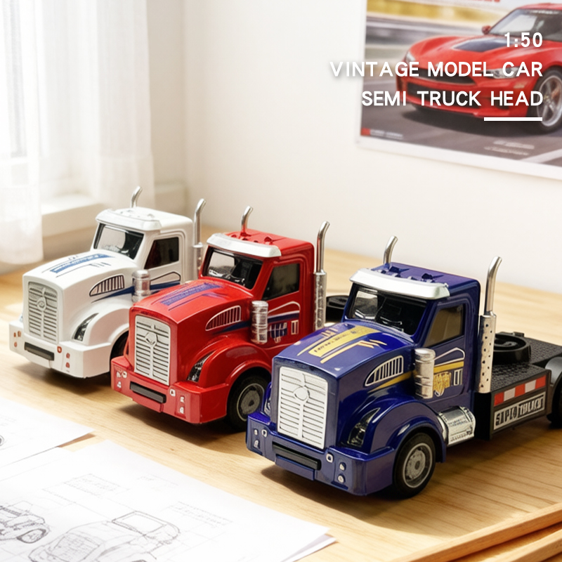 Vintage Collectible Trucks - نموذج سيارة كلاسيكية بمقياس 1/36، رأس