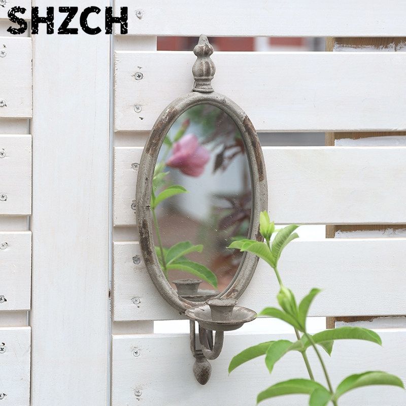 Vintage Collectible Glass - حامل شموع عتيق للزينة الجدارية مع