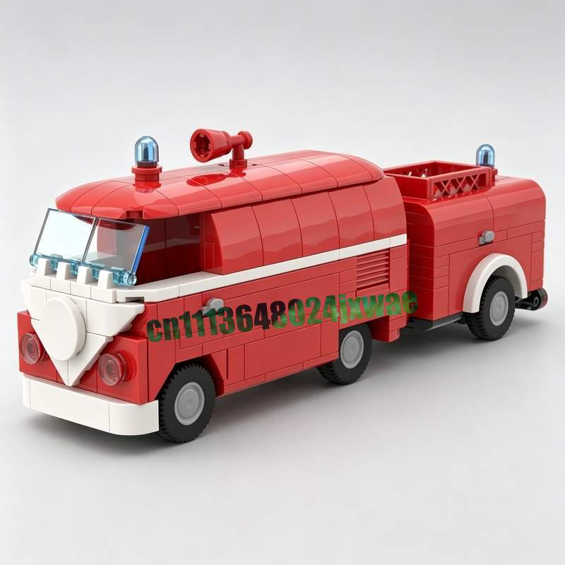 Vintage Collectible Trucks - 369 قطعة من مكعبات بناء شاحنة