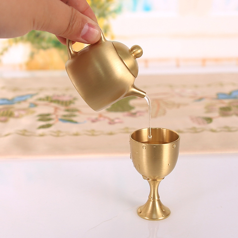 إبريق شاي نحاسي صغير، ديكور مك - مراجعة Vintage Collectible Furniture وسعره
