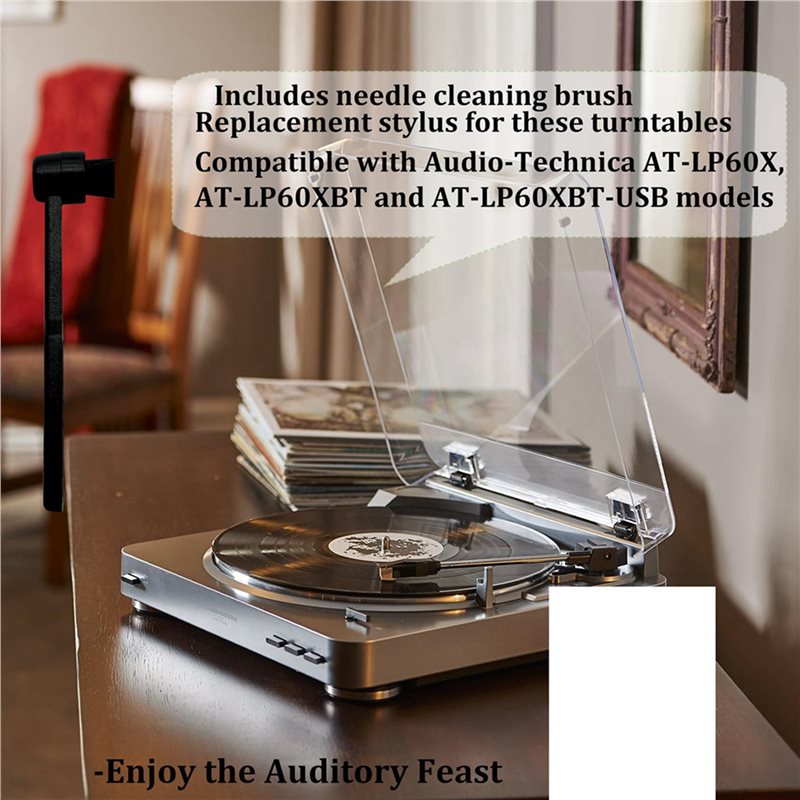12 قطعة من إبر مشغل الأسطوانات - مراجعة Record Player Needle وسعره